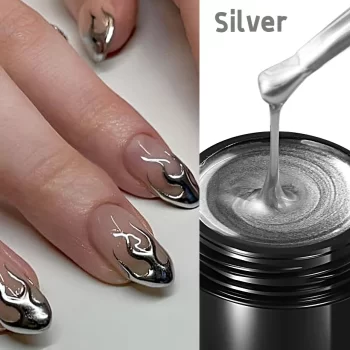 5 ml Metallic Chrome 3D Painting Gel Polish – Rose Gold, Silver, Gold Mirror Drawing Gel for Nail Art Design 2 82268 sn0hus