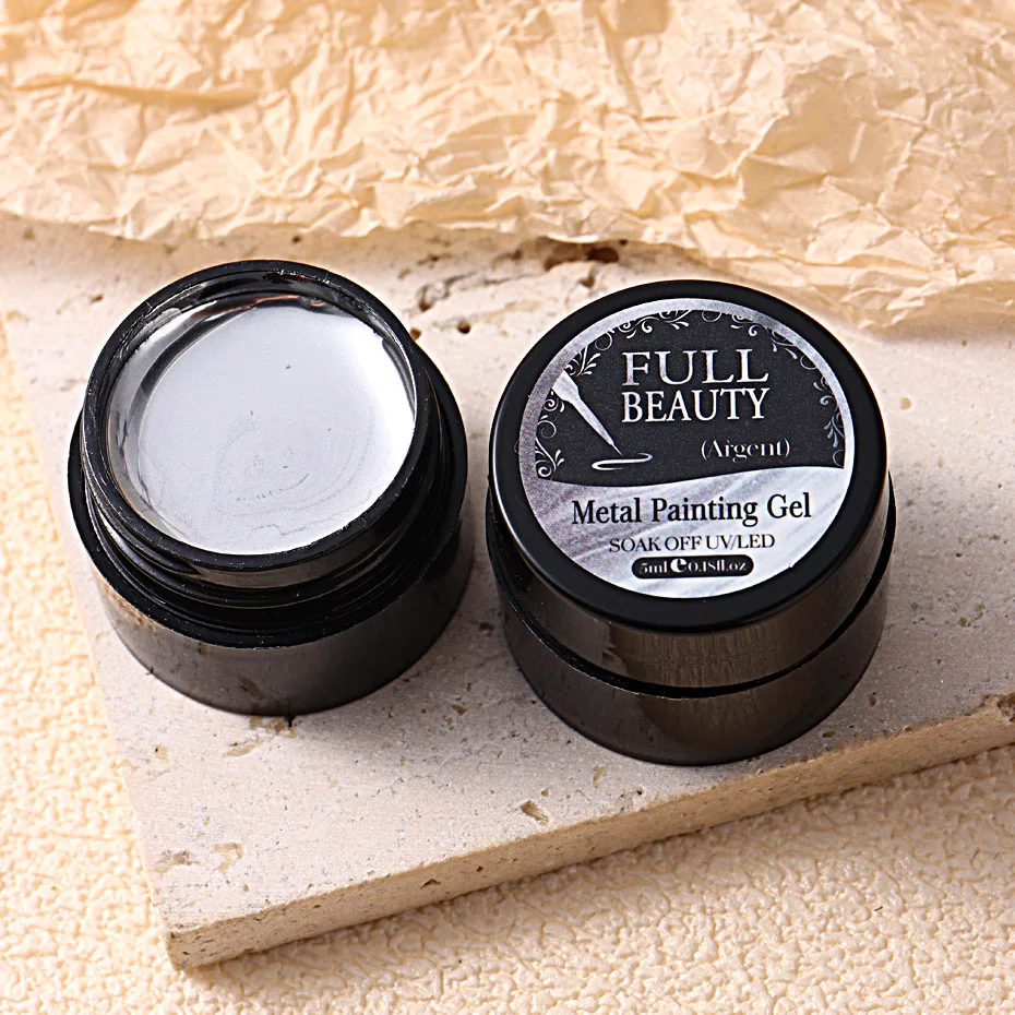 5mlGold Silver Metallic Chrome 3D Painting Gel Polish Super Bright Rose Gold Mirror Metal Gel Drawing UV/LED Semi Permanent Gel 5mlGold Silver Metallic Chrome 3D Painting Gel Polish Super Bright Rose Gold Mirror Metal Gel Drawing UV/LED Semi Permanent Gel
