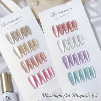 Born Pretty 10 ml Moonlight Cat Magnetic Gel – 8‑Piece Soak‑Off UV Base & Top Coat Kit for Magnetic Nail Art 4 82624 9ajig2