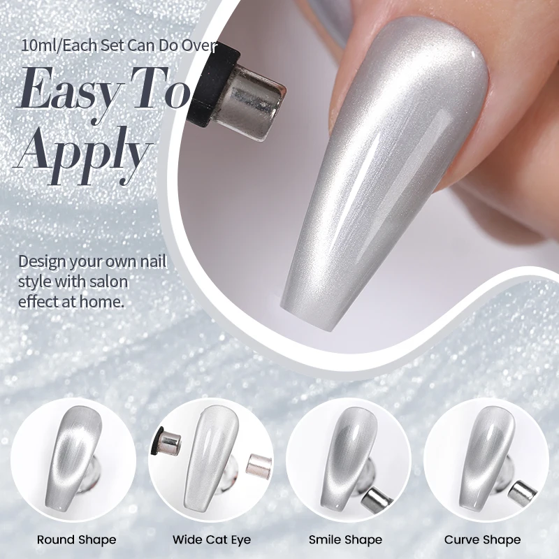 BORN PRETTY Moonlight Cat Magnetic Gel Nail Glue 10 ML 8Pcs Soak off Base Gel Top Coat UV Extension Nail Gel False Nail Tips Gel BORN PRETTY Moonlight Cat Magnetic Gel Nail Glue 10 ML 8Pcs Soak off Base Gel Top Coat UV Extension Nail Gel False Nail Tips Gel