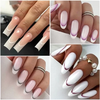 White and Black 3D French Line Nail Stickers – Gradient Stripe Sliders for DIY Manicure 1 83742 9f053h