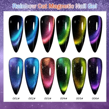 8 ml 9D Rainbow Cat Eye Gel Polish – Magnetic Phototherapy Nail Varnish (UV/LED Soak-Off) 2 83863 ltf3c0