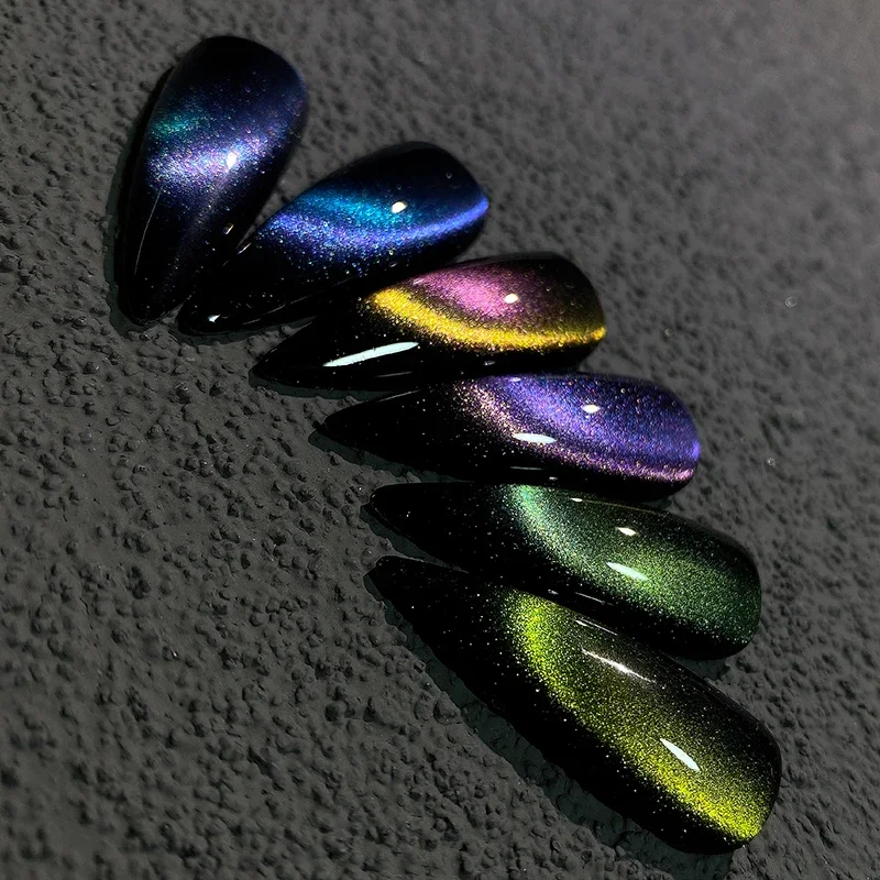 8ml 9D Rainbow Cat Eye Magnetic Nail Gel Phototherapy Adhesive Semi Permanent Nail Art Manicure Soak Off LED UV Gel rainbow cat eye gel polish - 8ml 9D Rainbow Cat Eye Magnetic Nail Gel Phototherapy Adhesive Semi Permanent Nail Art Manicure Soak Off LED UV Gel