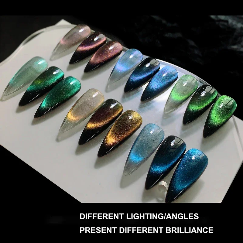8ml 9D Rainbow Cat Eye Magnetic Nail Gel Phototherapy Adhesive Semi Permanent Nail Art Manicure Soak Off LED UV Gel rainbow cat eye gel polish - 8ml 9D Rainbow Cat Eye Magnetic Nail Gel Phototherapy Adhesive Semi Permanent Nail Art Manicure Soak Off LED UV Gel