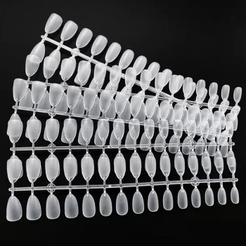 120 pcs Matte Press-On Nail Tips – Soft Full‑Cover Oval Almond Sculpted False Nails 4 84164 6fzon1