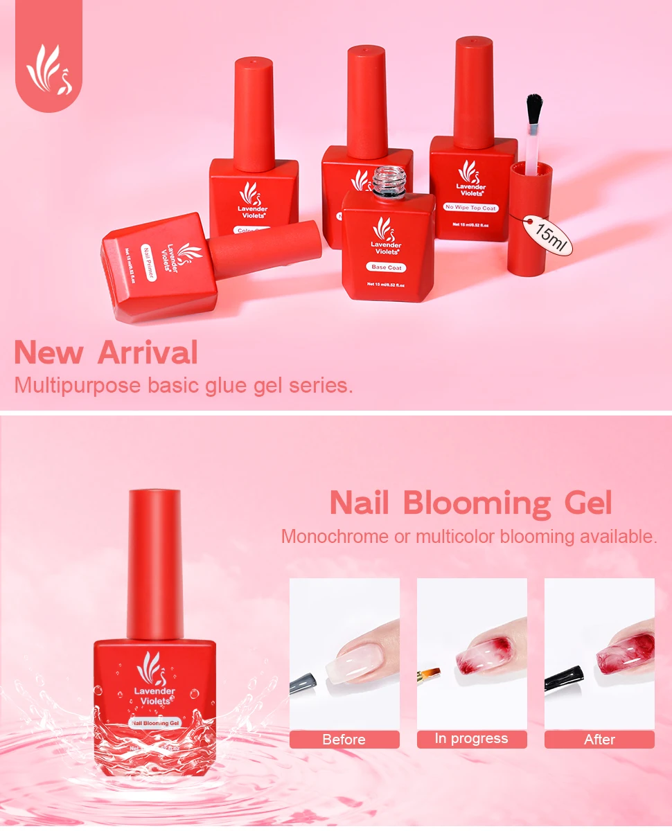 15ml Nail Blooming Gel, Blossom Spreading Effect Functional Gel, Easy to Apply for Nail Art Design Home Salon Manicure Pedicure 15ml Nail Blooming Gel, Blossom Spreading Effect Functional Gel, Easy to Apply for Nail Art Design Home Salon Manicure Pedicure