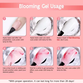 15 ml Nail Blooming Gel – Blossom Spreading Functional Gel for Easy Nail Art 3 84193 bff9yl