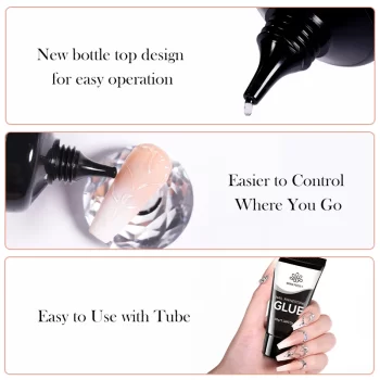 Born Pretty 30 ml Nail Rhinestone Glue – 3D Gem Bling Adhesive Gel for Nail Charms 4 84195 9vviac