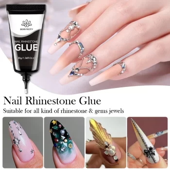Born Pretty 30 ml Nail Rhinestone Glue – 3D Gem Bling Adhesive Gel for Nail Charms 1 84195 fyo5ox