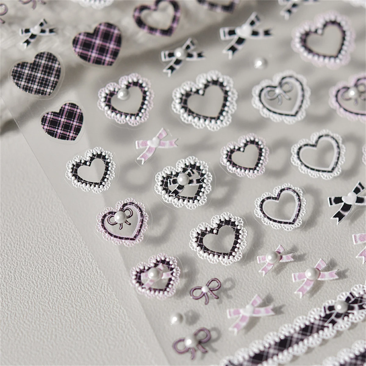 1pcs 5D Relief Kawaii Lace Nail Art Stickers Sweet Cool Japanese Lattice Nail Decoration Decals Self-Adhesive Accessories DIY 1pcs 5D Relief Kawaii Lace Nail Art Stickers Sweet Cool Japanese Lattice Nail Decoration Decals Self-Adhesive Accessories DIY