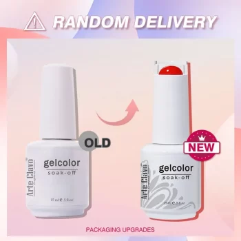 Arte Clavo Spring Summer Gel Polish 15 ml – Vibrant Pinks, UV/LED Soak‑Off DIY Varnish 5 84294 lgqxws