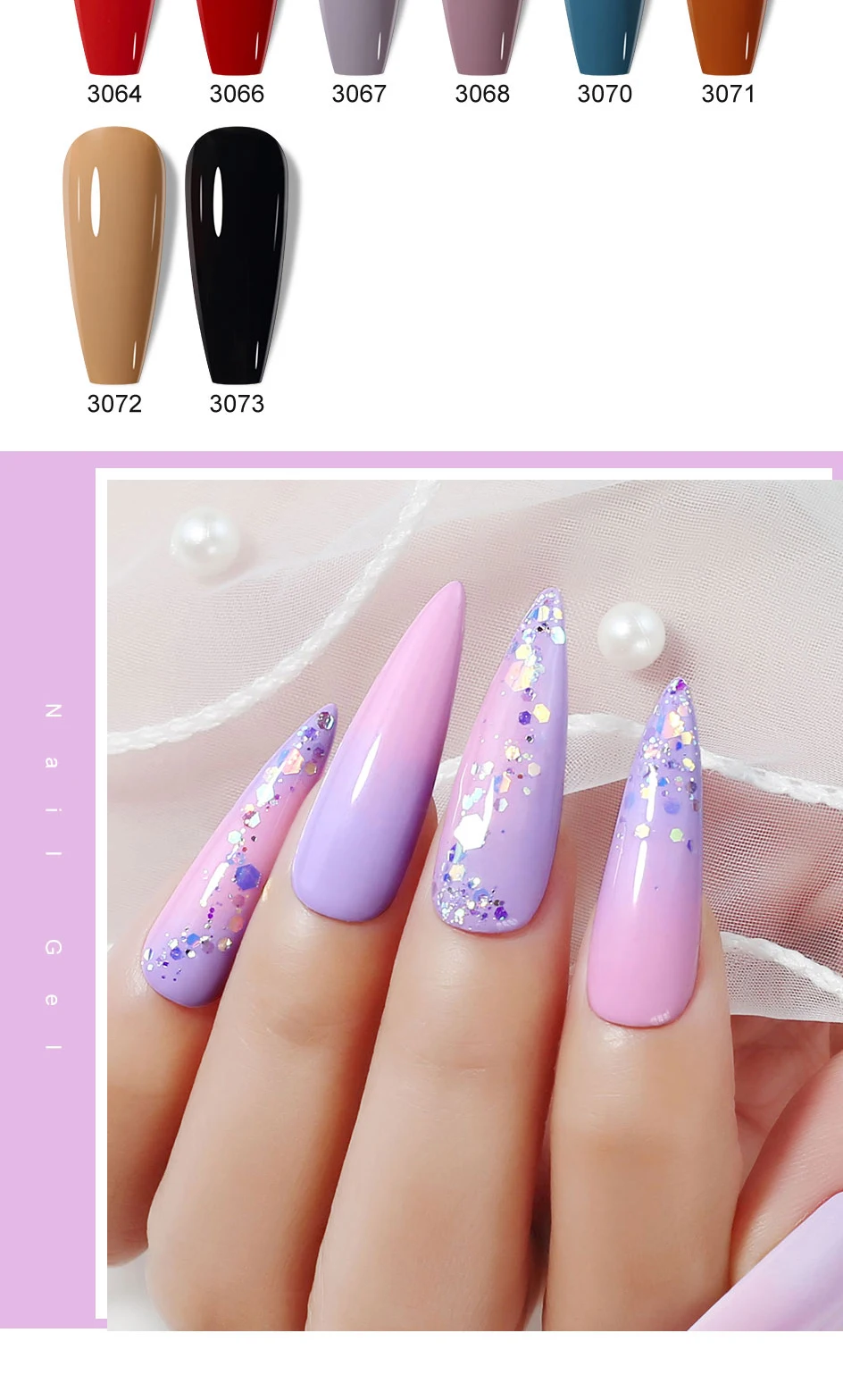 Arte Clavo 15ml Colors Nail Gel Polish Spring Summer Pink Semi Permanent Soak Off UV LED Gel Nail Art DIY Design Varnishes spring summer gel polish - Arte Clavo 15ml Colors Nail Gel Polish Spring Summer Pink Semi Permanent Soak Off UV LED Gel Nail Art DIY Design Varnishes