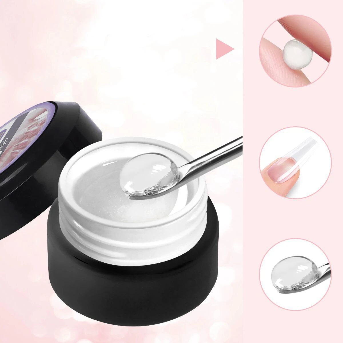 5ML Easy Stick Solid Nail Patch Gel No-Flowing Modelling Stick Tips Clear Nail Gel Gummy Adhesive Bond UV Nail Glue GY031&* Easy Stick 5 ml Solid Nail Patch Gel - 5ML Easy Stick Solid Nail Patch Gel No-Flowing Modelling Stick Tips Clear Nail Gel Gummy Adhesive Bond UV Nail Glue GY031&*