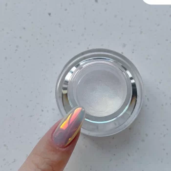 Moonlight Mirror Nail Powder – Silver Fine Glitter Chrome Holographic Pigment 2 84668 plwiqq