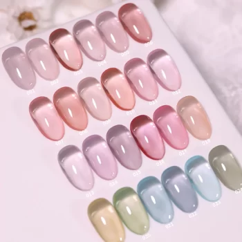 VENDEENI Jelly Gel Nail Polish – 15ml, 24 Transparent Nude & Jade Colours 1 84920 trmq6h
