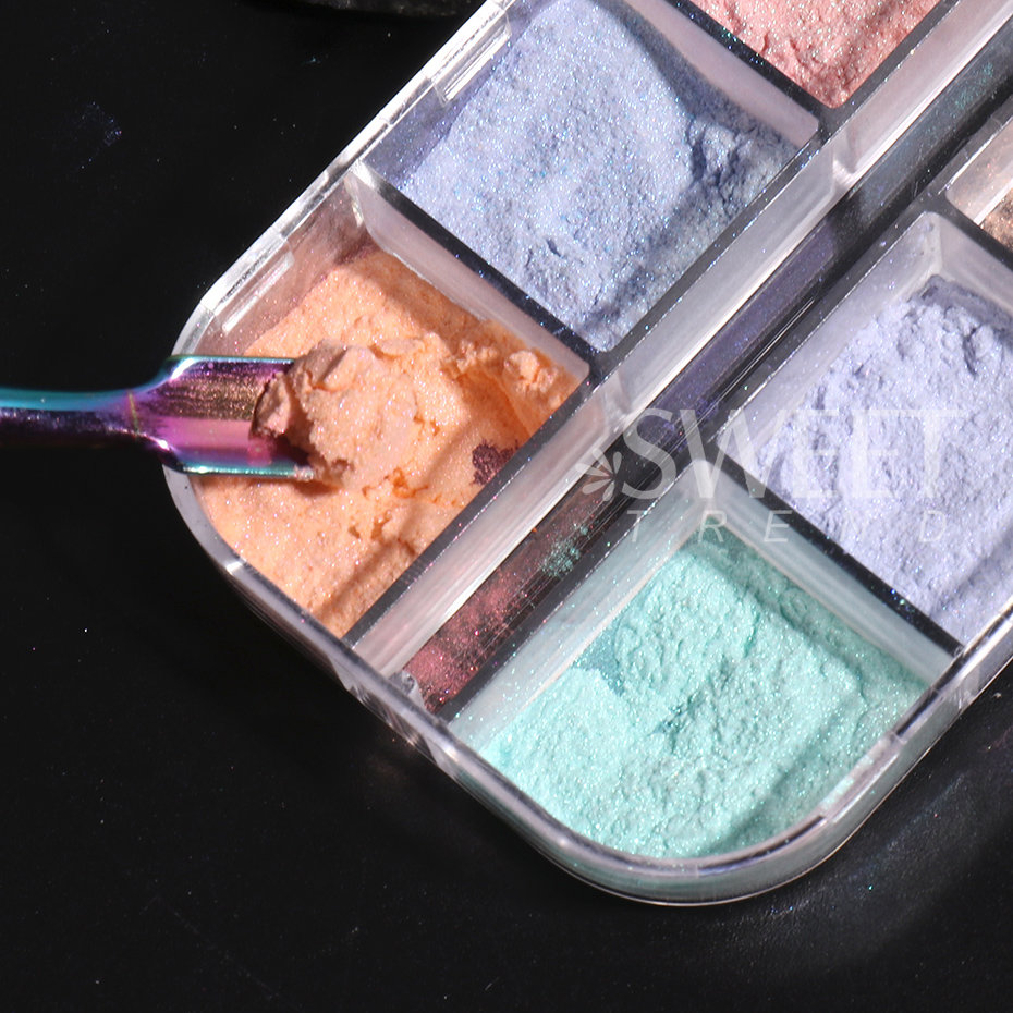 12 Colors Aurora Powder Nail Glitter Pigment Mirror White Iridescent Fairy Fine Chrome Reflective Rubbing On Dust Manicure Decor Aurora Chrome Powder – 12 Colors Aurora Powder Nail Glitter Pigment Mirror White Iridescent Fairy Fine Chrome Reflective Rubbing On Dust Manicure Decor