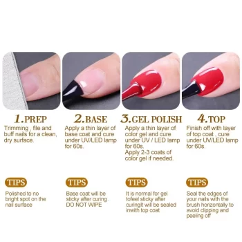Arte Clavo Gel Nail Polish – 15ml, 72 Colours, Soak-Off UV/LED Gel Varnish 4 85405 xvg4hx
