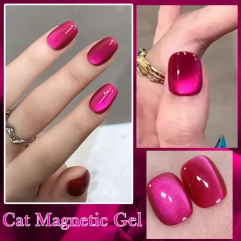BORN PRETTY Magnetic Cat Eye Gel – Dark Red 10ml Jelly Glass Polish 5 85551 lqhtna