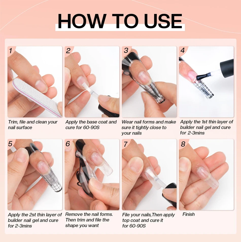 CHUNSHU Hema FREE Construction UV Gel 18ml Builder Nail Gel In A Bottle Semi Permanent Thick Rubber Base Gel Extension Nails Art CHUNSHU HEMA‑Free Construction UV Builder Gel - CHUNSHU Hema FREE Construction UV Gel 18ml Builder Nail Gel In A Bottle Semi Permanent Thick Rubber Base Gel Extension Nails Art
