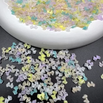 50 pieces Transparent Bow Nail Charms – Mini Resin Ribbon Nail Art Decorations 2 85930 n85ne9