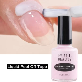 Peel-Off Latex Nail Liquid – 15 ml Anti-Freezing Edge Protector with Tweezers 1 86139 c8r4ps