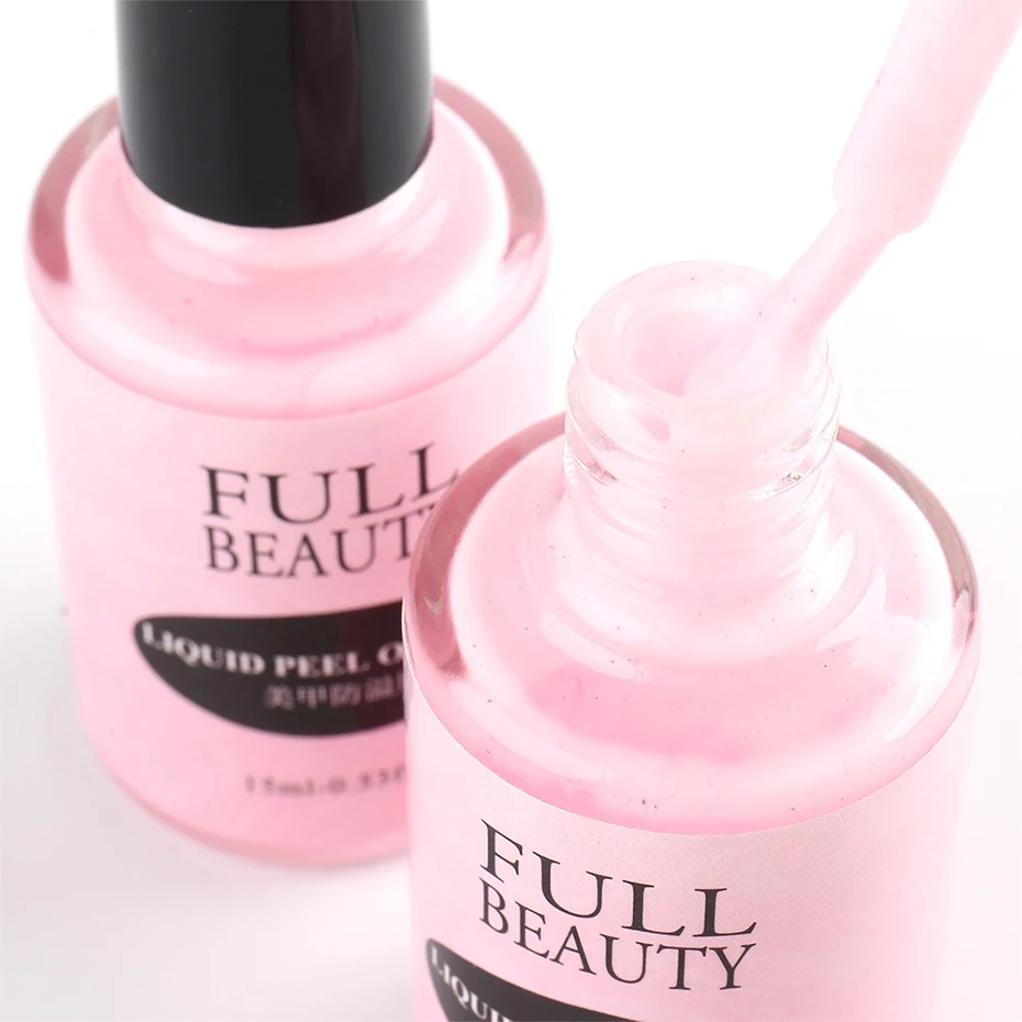 15ml Peel Off Latex Antifreezing Nail Liquid Anti-overflow Glue Nail Edge Protection Fast Dry Nail Skin Care Tool With Tweezer Peel-Off Latex Nail Liquid - 15ml Peel Off Latex Antifreezing Nail Liquid Anti-overflow Glue Nail Edge Protection Fast Dry Nail Skin Care Tool With Tweezer