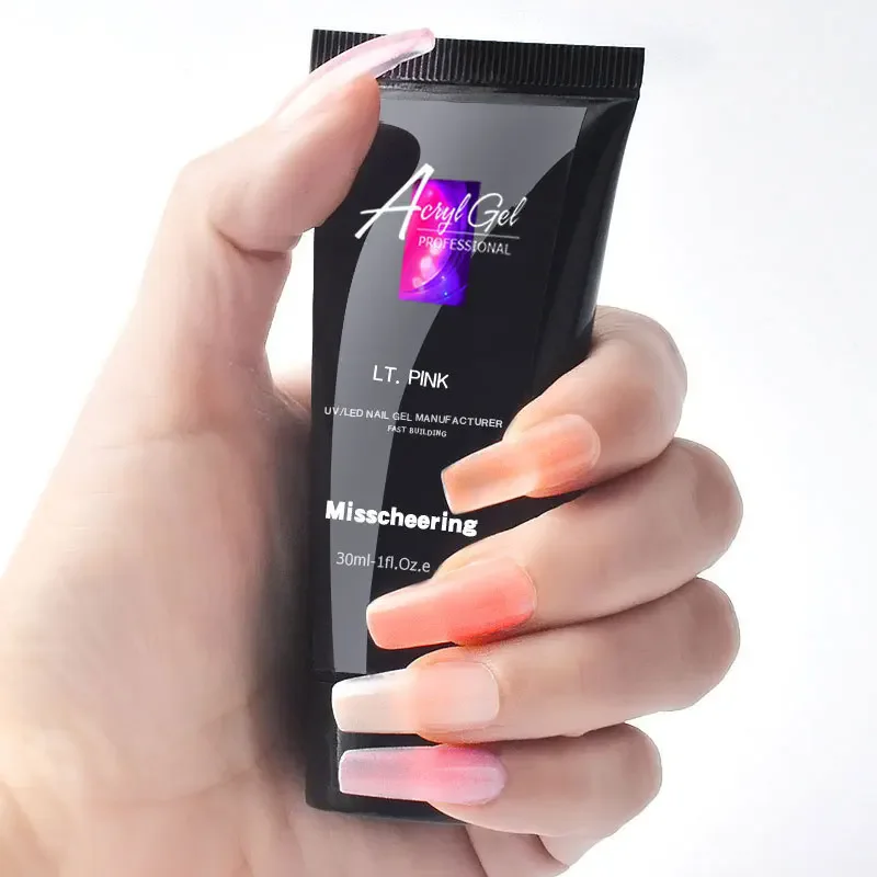 30ml Nail Extension Gel Nail Build Poly Nail Acrylic Gel UV LED Quick Extension of Crystal Model Painless Crystal Glue 30ml Crystal Quick-Extension Builder Gel - 30ml Nail Extension Gel Nail Build Poly Nail Acrylic Gel UV LED Quick Extension of Crystal Model Painless Crystal Glue