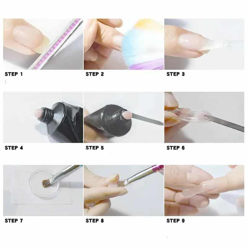 30ml Nail Extension Gel Nail Build Poly Nail Acrylic Gel UV LED Quick Extension of Crystal Model Painless Crystal Glue 30ml Crystal Quick-Extension Builder Gel - 30ml Nail Extension Gel Nail Build Poly Nail Acrylic Gel UV LED Quick Extension of Crystal Model Painless Crystal Glue