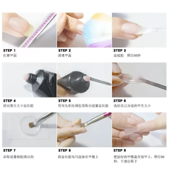 30ml Crystal Quick-Extension Builder Gel – UV/LED Acrylic‑Gel Hybrid for Strong, Painless Nail Extensions 3 86196 fyjjkb