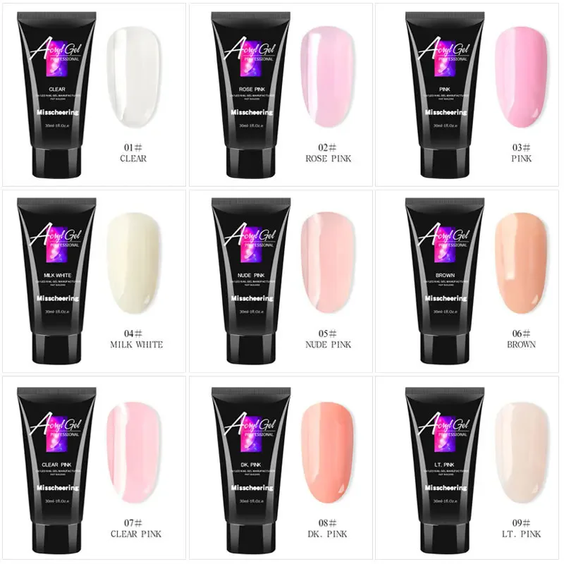 30ml Nail Extension Gel Nail Build Poly Nail Acrylic Gel UV LED Quick Extension of Crystal Model Painless Crystal Glue 30ml Crystal Quick-Extension Builder Gel - 30ml Nail Extension Gel Nail Build Poly Nail Acrylic Gel UV LED Quick Extension of Crystal Model Painless Crystal Glue