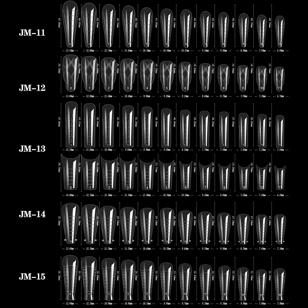 Fake Nail Forms Tips UV Gel For Extension Building Gel Polish Fake Artificial Tool 60pcs UV Gel Nail Extension Forms - Fake Nail Forms Tips UV Gel For Extension Building Gel Polish Fake Artificial Tool 60pcs