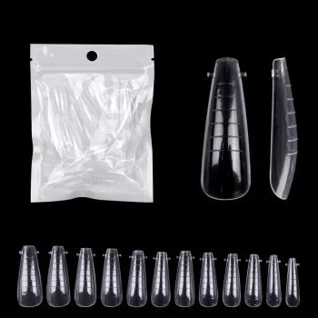 UV Gel Nail Extension Forms – 60‑Pack ABS Mold Tips for Builder‑Gel Sculpting 4 86273 sc33ze