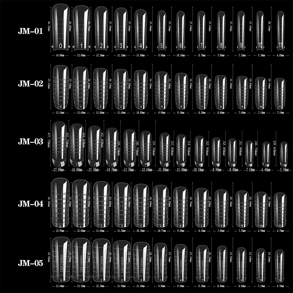 Fake Nail Forms Tips UV Gel For Extension Building Gel Polish Fake Artificial Tool 60pcs UV Gel Nail Extension Forms - Fake Nail Forms Tips UV Gel For Extension Building Gel Polish Fake Artificial Tool 60pcs