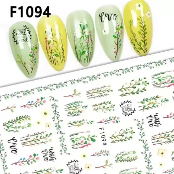 Y2K Flower and Butterfly Nail Stickers – Tulip, Rose and Luxe Decals 1 86476 mpvgbh