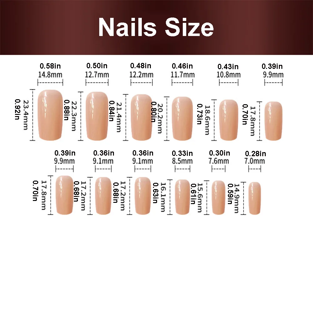 24pcs/set short Medium quare Glossy Ballerina Fake Nails jellyfish blue sea wave flowers geometric design press on false nails Ballerina Press‑On Fake Nails - 24pcs/set short Medium square Glossy Ballerina Fake Nails jellyfish blue sea wave flowers geometric design press on false nails