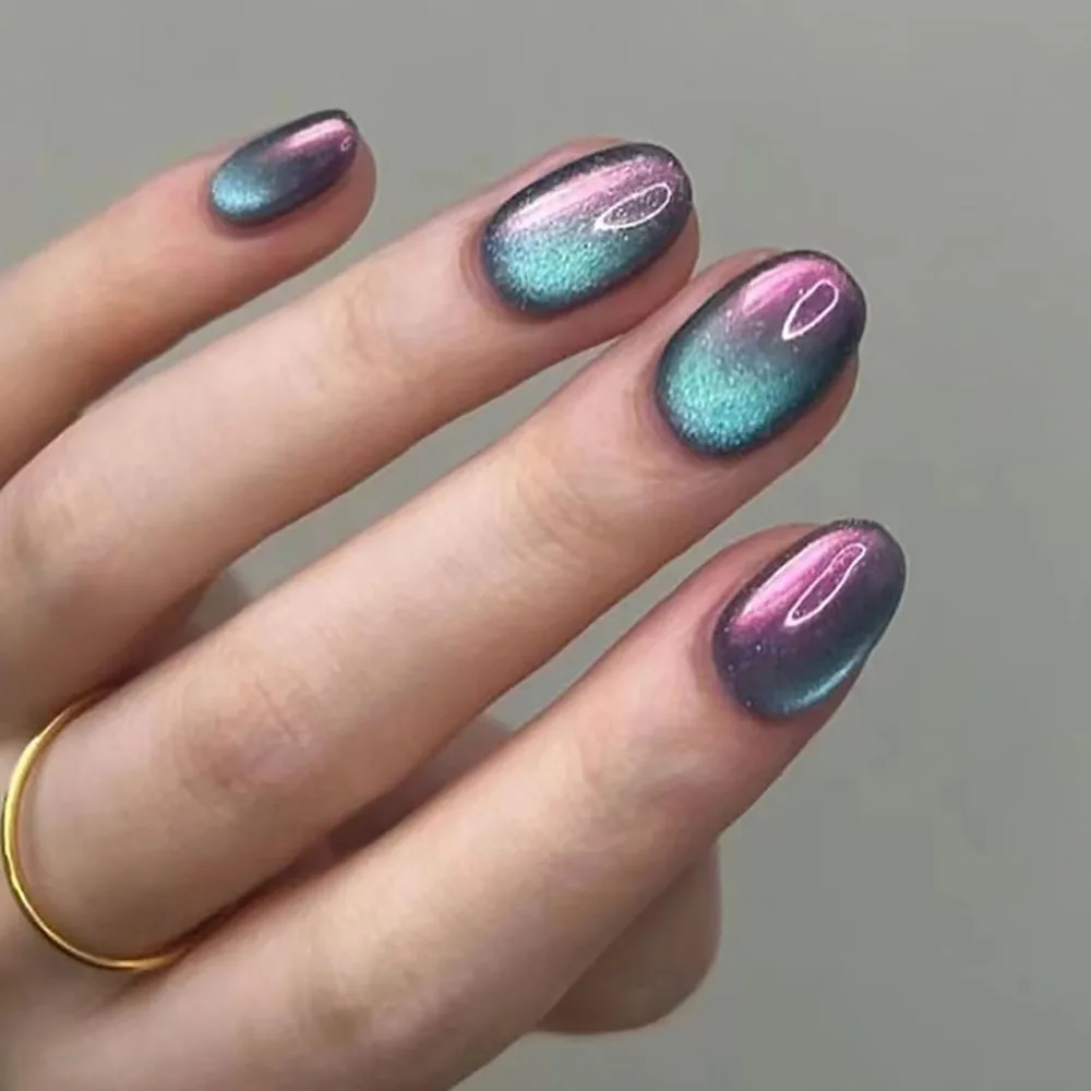 24pcs/set short square fake nails for women girls faux ongles fashion glitter geometric flowers design press on false nail kit Short Square Press-On Fake Nails Kit - 24pcs/set short square fake nails for women girls faux ongles fashion glitter geometric flowers design press on false nail kit