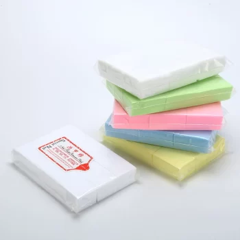 Lint‑Free 100 % Cotton Nail Wipes – 5 × 5 cm Pads, 100 – 1000 Pack for Gel‑Polish & Nail‑Art Cleanup 4 94212 2ywpcz