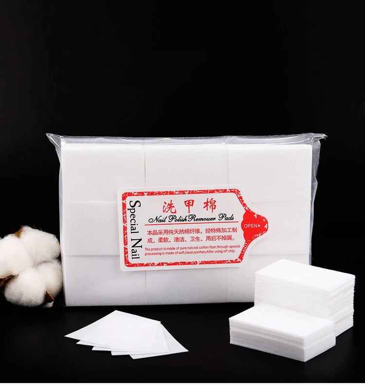 1000/500/200/180/100Pcs Profession 100% Cotton Pads For Nail Wipe Lint-Free Nail CottonGel Polish RemoverNail Art Cleaning Tools Lint-Free Cotton Nail Wipes - 1000/500/200/180/100Pcs Profession 100% Cotton Pads For Nail Wipe Lint-Free Nail CottonGel Polish RemoverNail Art Cleaning Tools