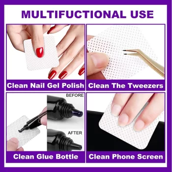 Lint‑Free Nail Wipes – Soft, Absorbent Pads for Polish & Lash‑Glue Cleanup 1 94247 cplpxl