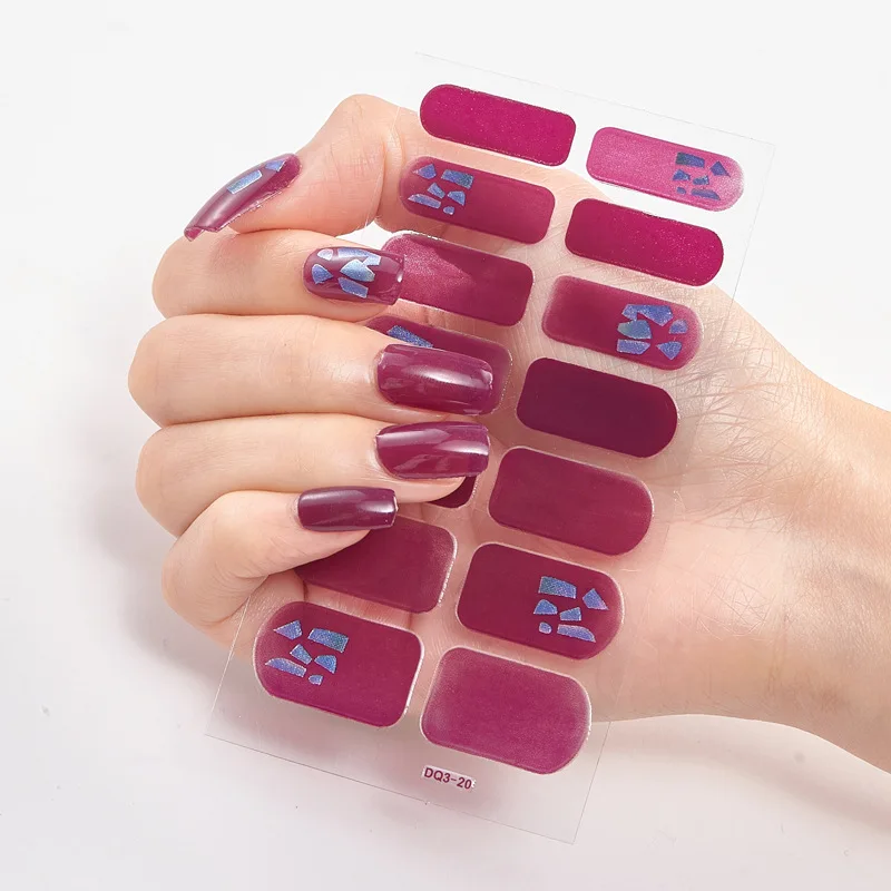 20 Vibrant Colors Nail Wraps Full Cover Nail Stickers for a Unique Nail Art Look 20 Vibrant Colours Nail Wraps Full Cover Nail Stickers for a Unique Nail Art Look