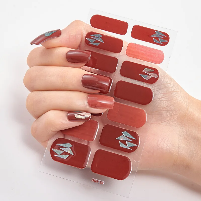 20 Vibrant Colors Nail Wraps Full Cover Nail Stickers for a Unique Nail Art Look 20 Vibrant Colours Nail Wraps Full Cover Nail Stickers for a Unique Nail Art Look