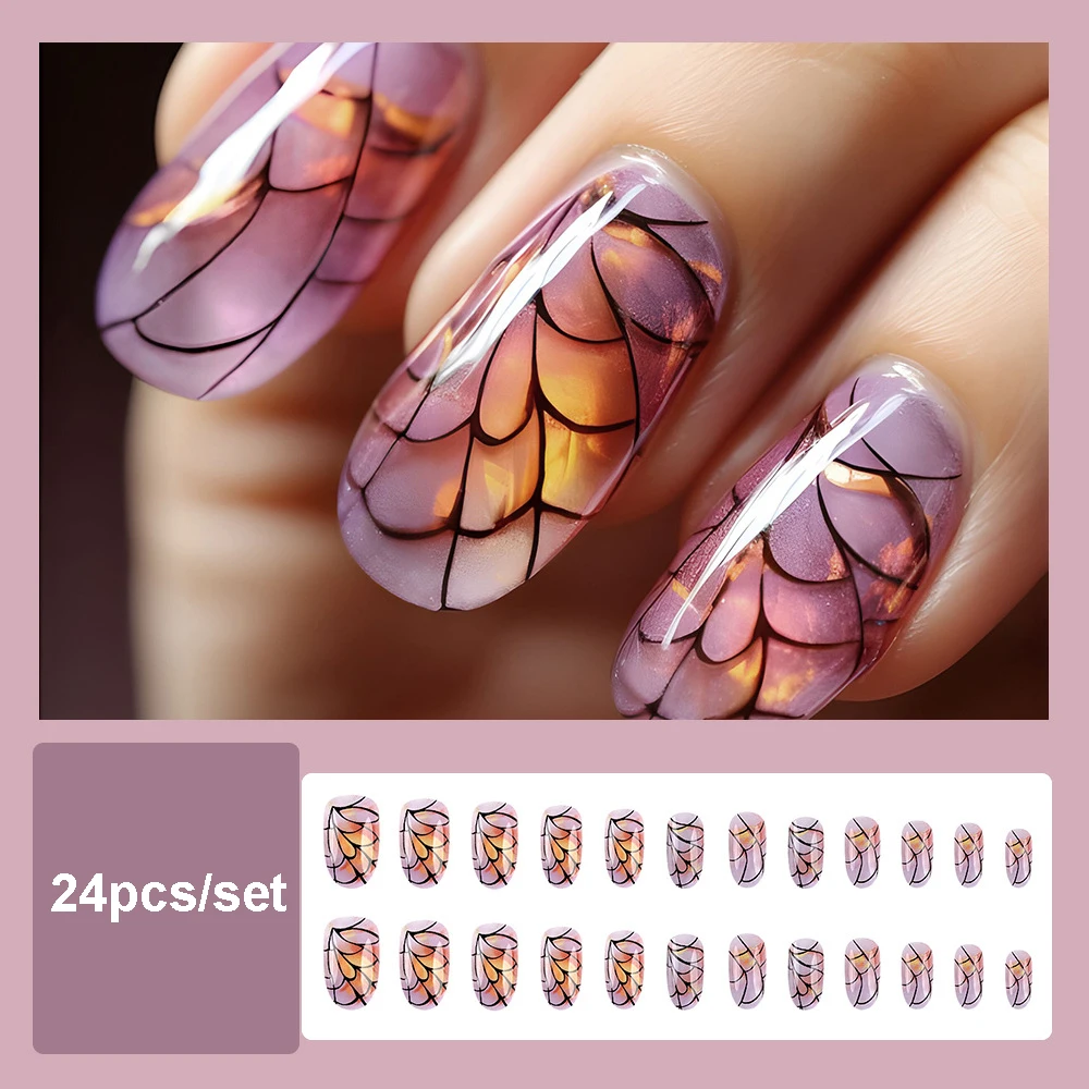 24pcs/set short Medium quare Glossy Ballerina Fake Nails jellyfish blue sea wave flowers geometric design press on false nails Jellyfish Ballerina Press On Nails – 24pcs/set short Medium quare Glossy Ballerina Fake Nails jellyfish blue sea wave flowers geometric design press on false nails