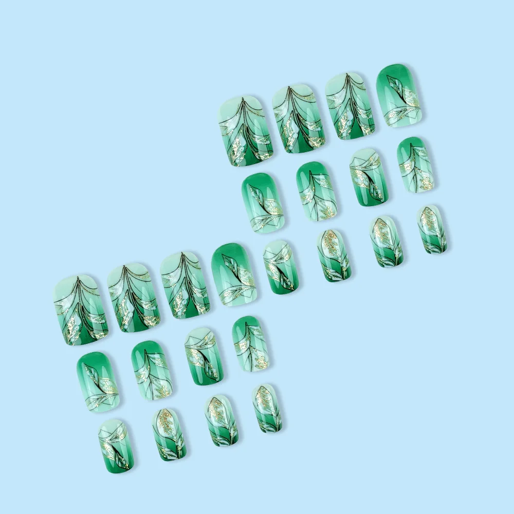 24pcs/set short Medium quare Glossy Ballerina Fake Nails jellyfish blue sea wave flowers geometric design press on false nails Jellyfish Ballerina Press On Nails – 24pcs/set short Medium quare Glossy Ballerina Fake Nails jellyfish blue sea wave flowers geometric design press on false nails
