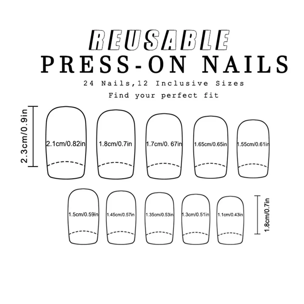 24pcs/set short square fake nails for women girls faux ongles fashion glitter geometric flowers design press on false nail kit Short Square Glam Nails – 24pcs/set short square fake nails for women girls faux ongles fashion glitter geometric flowers design press on false nail kit