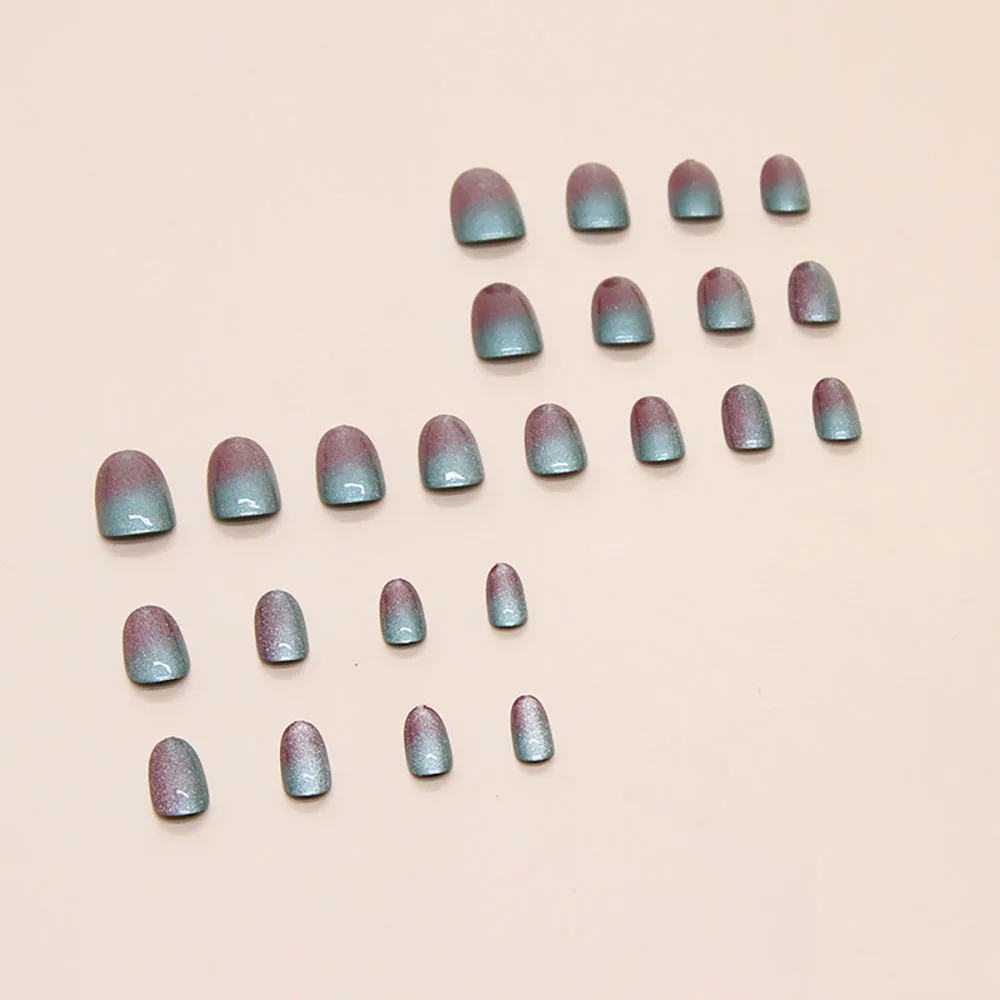 24pcs/set short square fake nails for women girls faux ongles fashion glitter geometric flowers design press on false nail kit Short Square Glam Nails – 24pcs/set short square fake nails for women girls faux ongles fashion glitter geometric flowers design press on false nail kit