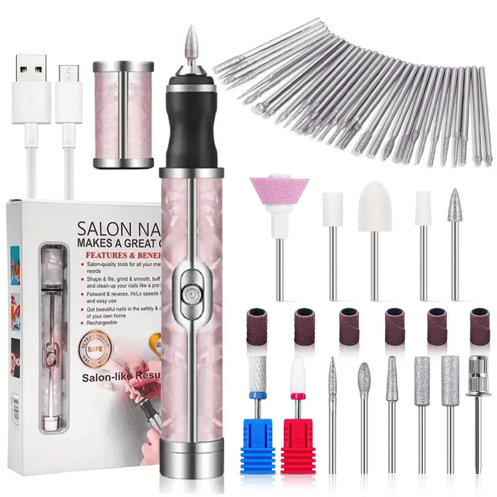 LINMANDA Electric Nail File Set Nails 4 Speeds Cordless Acrylic Nail Tool Thick Nails Edge Shaping Polishing Grinding Nursing Linmanda Cordless Electric Nail File Set – LINMANDA Electric Nail File Set Nails 4 Speeds Cordless Acrylic Nail Tool Thick Nails Edge Shaping Polishing Grinding Nursing