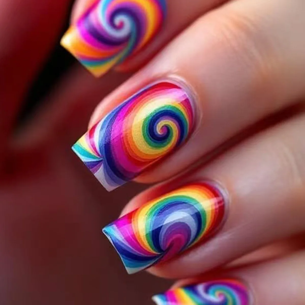 24pcs/set Medium long fake nails for Summer Autumn Winter gradient purple blue starry sky sunset flower y2k press on false nails 24pcs/set Medium long fake nails for Summer Autumn Winter gradient purple blue starry sky sunset flower y2k press on false nails