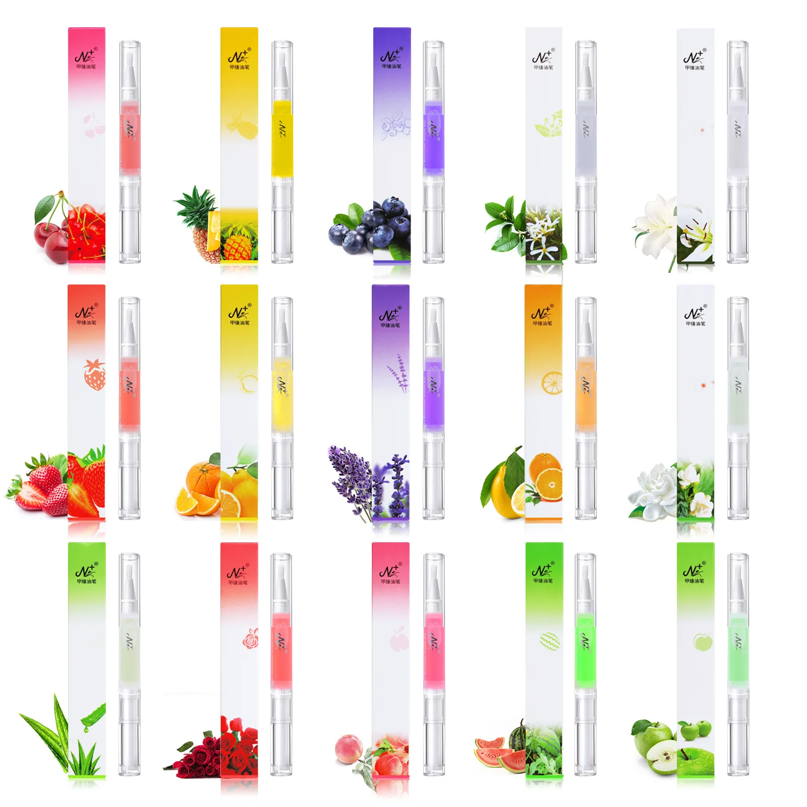 Nail Cuticle Oil Pen for Beauty Health Edge Pen Oil 5ml Nourishment Oil for Manicure Nailfinger Care Tools Finger Nail Treatment 15 Smells Nail Nutrition Oil Pen - Nail Cuticle Oil Pen for Beauty Health Edge Pen Oil 5ml Nourishment Oil for Manicure Nailfinger Care Tools Finger Nail Treatment