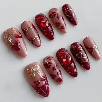 Green Almond Press On Nails – 24-Piece Glossy Floral Summer Press-Ons 4 96617 hb6epc