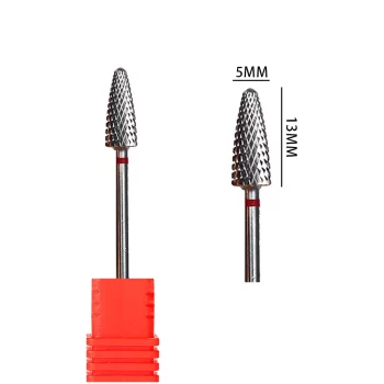 Tungsten Carbide Nail Drill Bit – Precision Rotate Burr Milling Cutter for Manicure Pedicure 4 96689 pfij4k